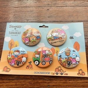 Sanrio Hello Kitty X Tanaka Farms Halloween pins